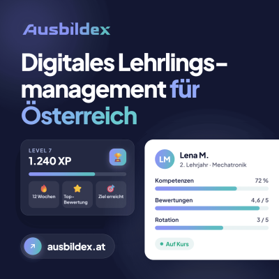 Ausbildex Digitales Lehrlingsmanagement für Österreich