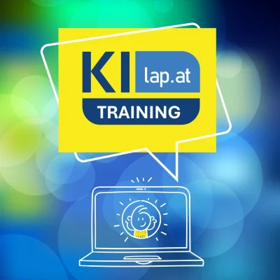 Sprechblase mit KI Training lap.at
